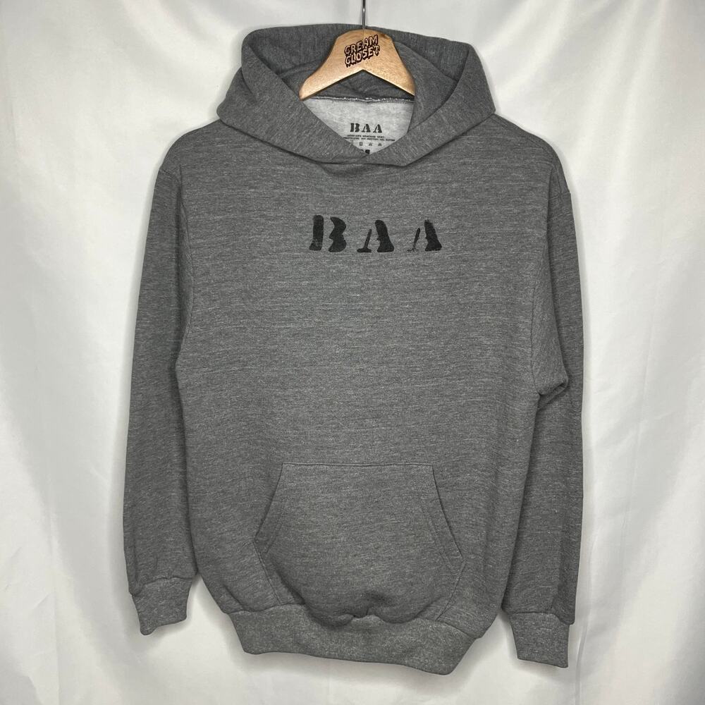 BAA Release 1 Logo Hoodie in Heather Grey M